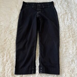 Origin Black Contrast Stitch Loose Fit Skate Pants Made in USA 32x24.5